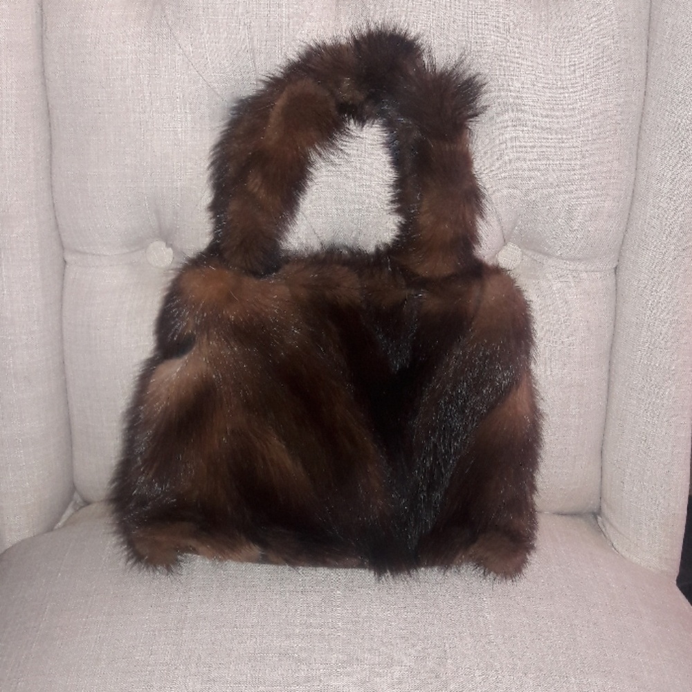 Mink handbag